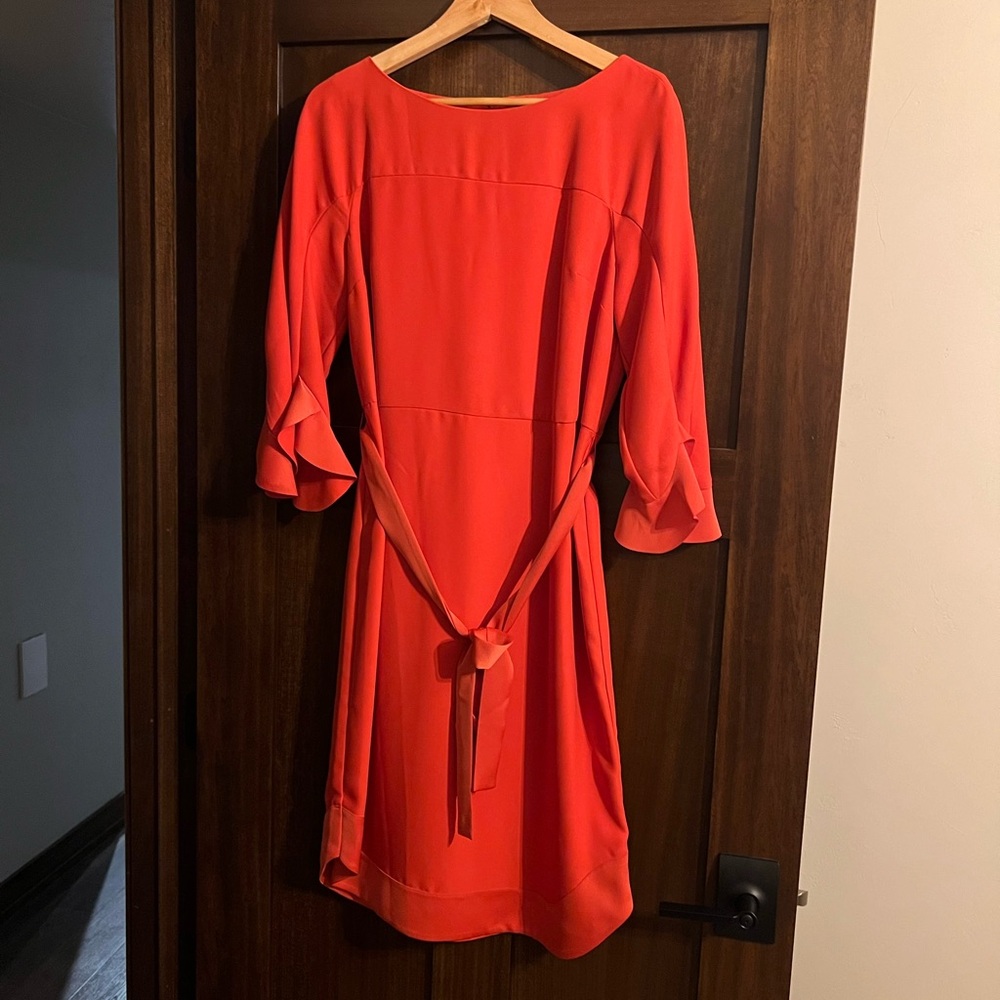 Banana republic orange dress size 10